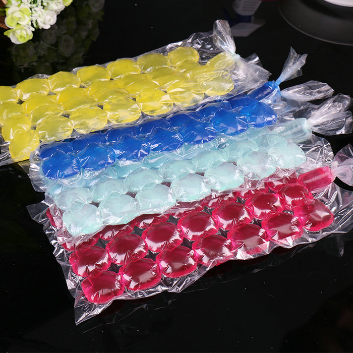 Sacos de cubos de gelo descartáveis ​​com cadarço redondo 28 peças